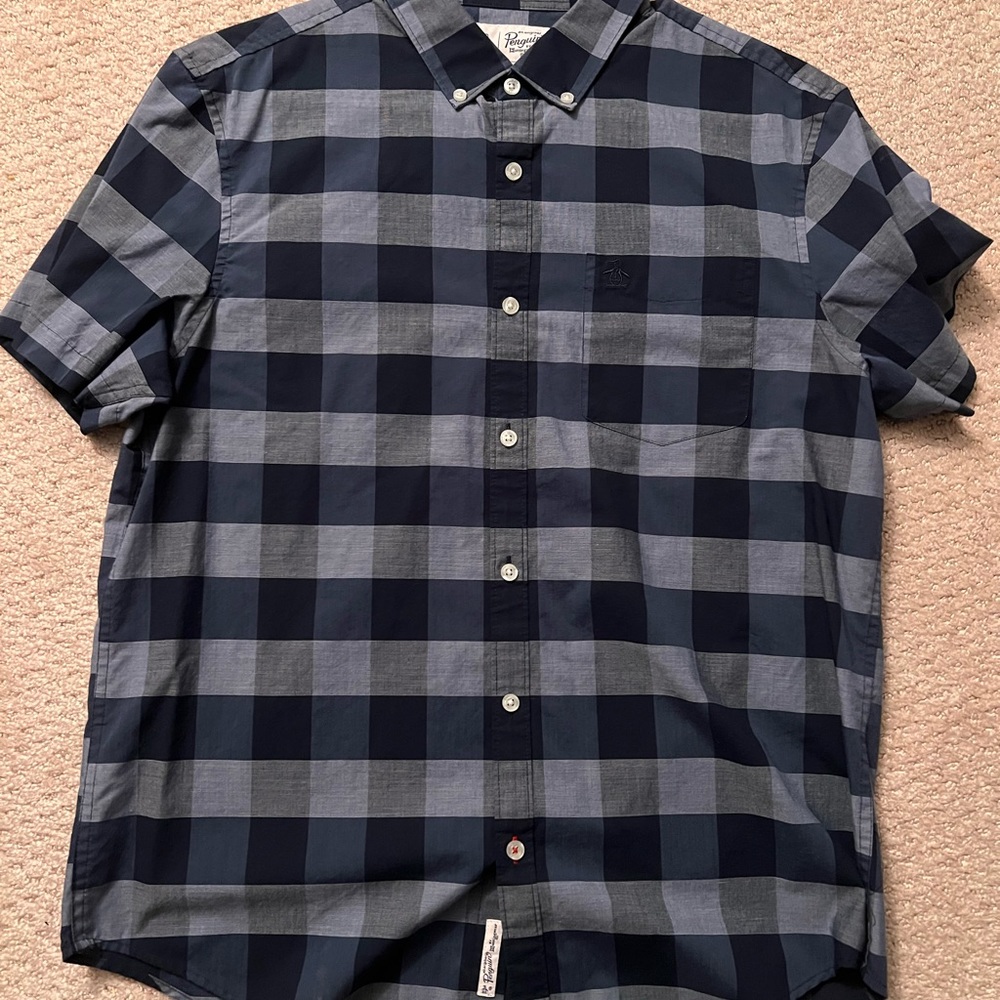 Original Penguin Plaid Button Up